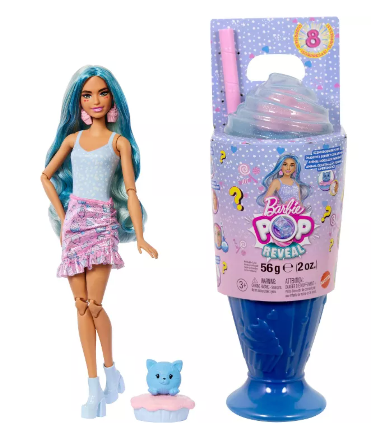 Barbie Pop Reveal Sweet Treat Series Doll & Accessories Set Toy New with Box