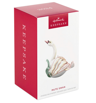 Hallmark 2024 Keepsake Mute Swan Christmas Ornament New with Box
