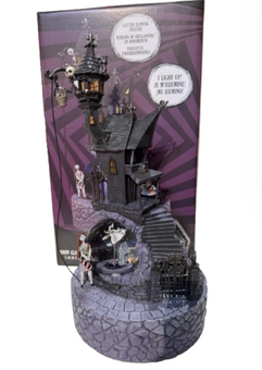 Disney Parks The Nightmare Before Christmas Jack Sally Light Up Snow Globe New