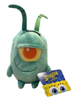 Universal Studios Spongebob Youtooz Plankton Sitting Plush Toy New With Tag