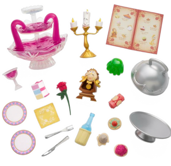 American Girl Disney Belle Castle Dining Set & Friends for 18inch Doll New w Box