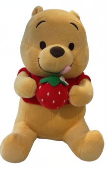 Disney Winnie the Pooh With Strawberry Plush Toy New With Tag