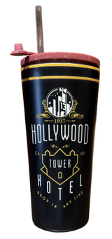 Disney Parks Hollywood Tower Hotel Logo Tower of Terror Tumbler New With Tag