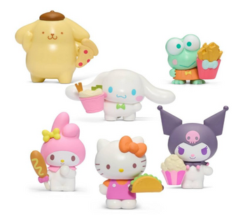 Hello Kitty Sweet & Salty Figures 6pk New With Tags