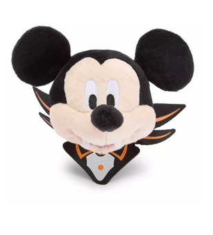 Disney Parks Halloween Mini Vampire Mickey Head Plush For Headband New