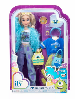 Disney ILY 4EVER Monsters Inc. Inspired Deluxe Fashion Doll Blonde Toy New W Box