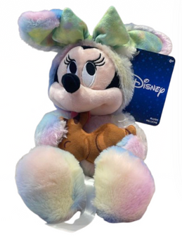 Disney Parks Minnie Mouse Plush Easter Bunny – Medium Toy New With Tag