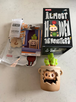 Pop Mart Labubu The Monsters Almost Hidden Flower Pot Figure USA SELLER New