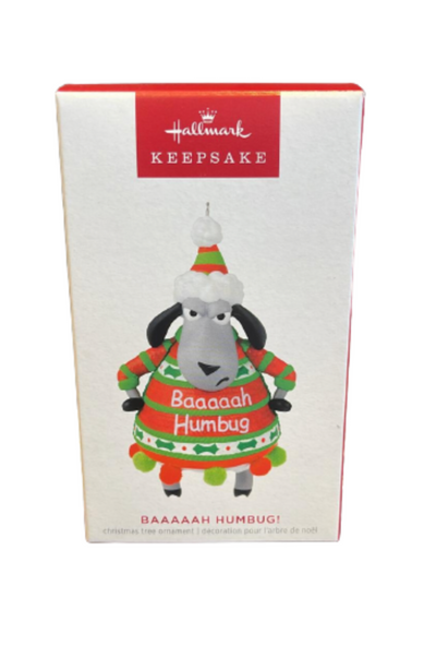 Hallmark 2023 Keepsake Baaaaah Humbug! Christmas Ornament New with Box