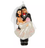 Robert Stanley Latino Bride & Groom Glass Christmas Ornament New with Tag