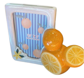 Disney Parks Photo Frame Mickey's Fruit Stand Orange Slices New With Tag