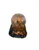 Disney Store Simply Pooh Rare Winnie Tigger Piglet Flowers Snowglobe Figurine
