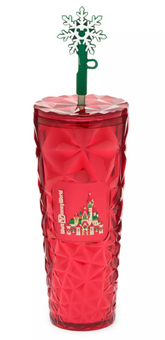 Disney Parks Walt Disney World Holiday Starbucks Travel Tumbler – Red New W Tag