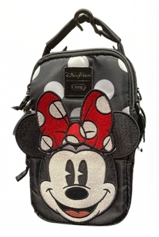 Disney Parks Minnie Mouse Lug Black XOXO Bag New With Tag