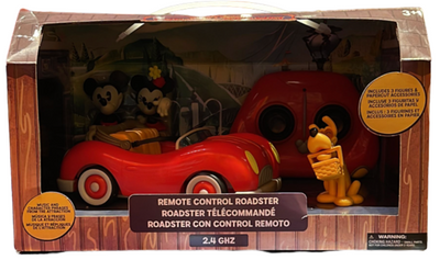 Disney Parks Mickey Runaway Railway Remote Control Roadster Car Toy New with Box
