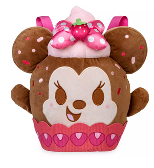 Disney Munchlings Baked Treats Minnie Strawberry Cupcake Backpack New With Tag
