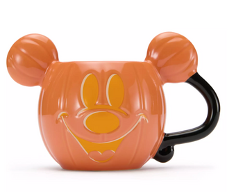 Disney Parks Mickey Mouse Pumpkin Halloween Coffee Mug Jack o lantern New