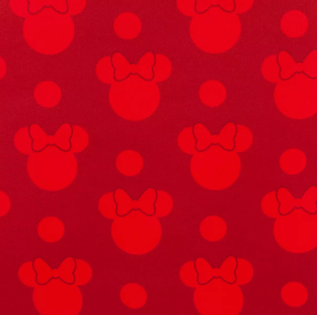 Disney Parks Minnie Red Sequined Holiday Loungefly Mini Backpack New with Tag