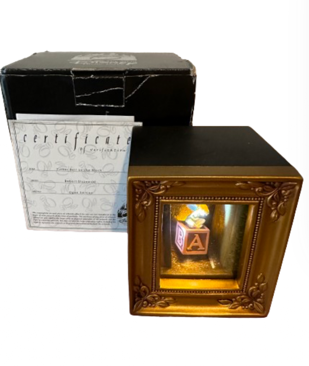 Disney Parks Gallery of Light Olszewski Tinker Bell on the Block New with Box