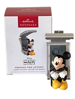 Hallmark Disney Mickey Mouse Prepare for Liftoff Christmas Ornament New With Box