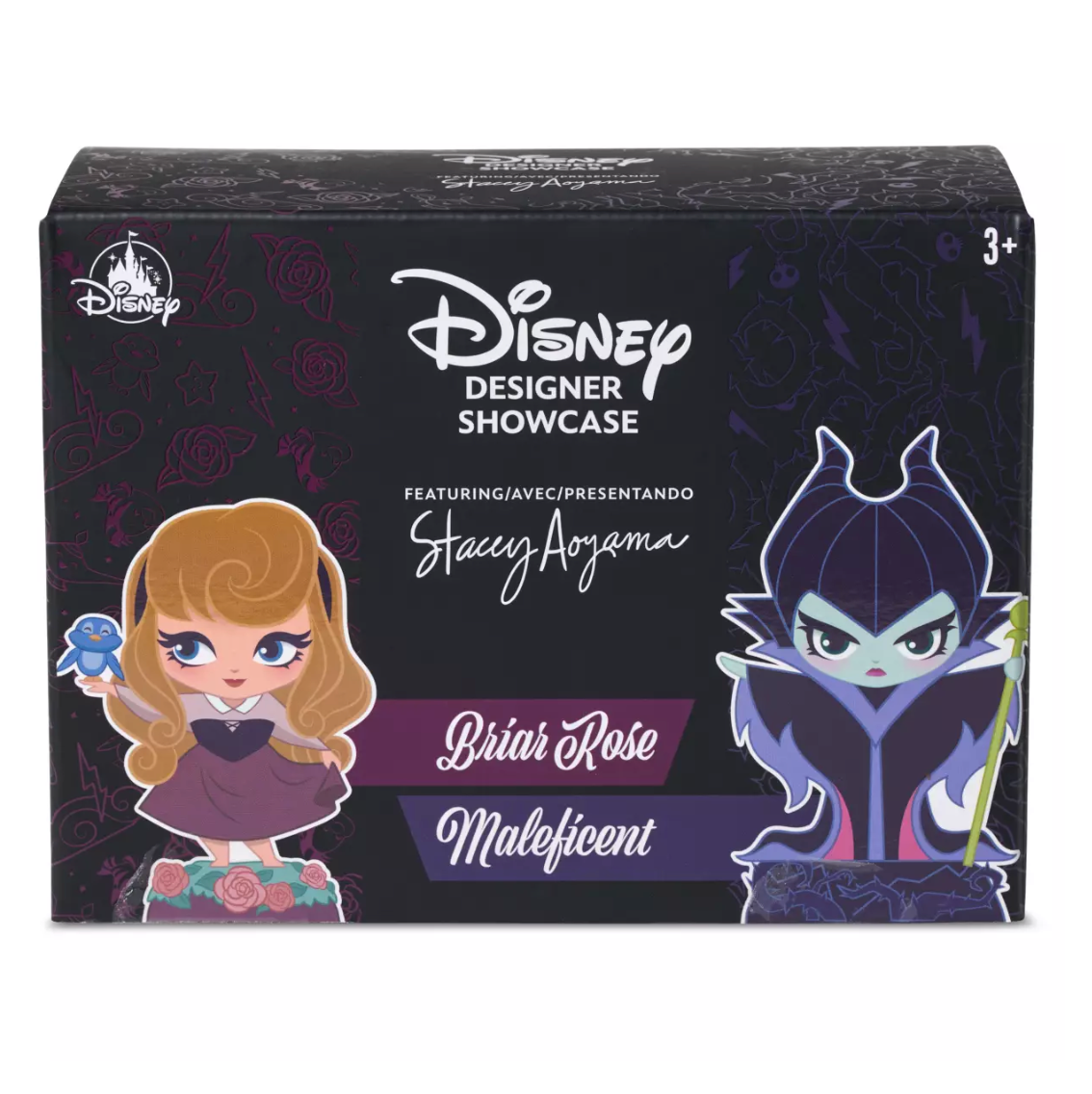 Disney D23 Briar Rose and Maleficent Vinyl Figurine Set by Stacey Aoyama New
