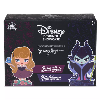 Disney D23 Briar Rose and Maleficent Vinyl Figurine Set by Stacey Aoyama New