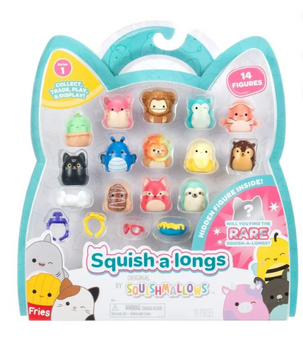 Squish-a-longs by Original Squishmallows 14 Pack - (14) Mini-Squish New With Tag