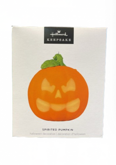 Hallmark 2024 Keepsake Halloween Spirited Pumpkin Christmas Ornament New w Box