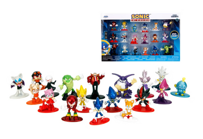 Jada Sonic Nano Metalfigs Set - 18pk Toy New With Box