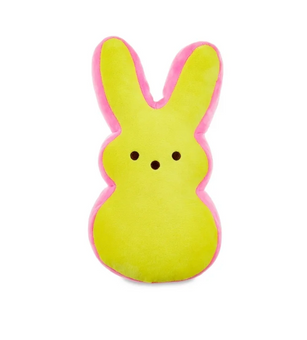 Peeps 2024 Peep Plush 12in Bunny Yellow and Pink New with Tag