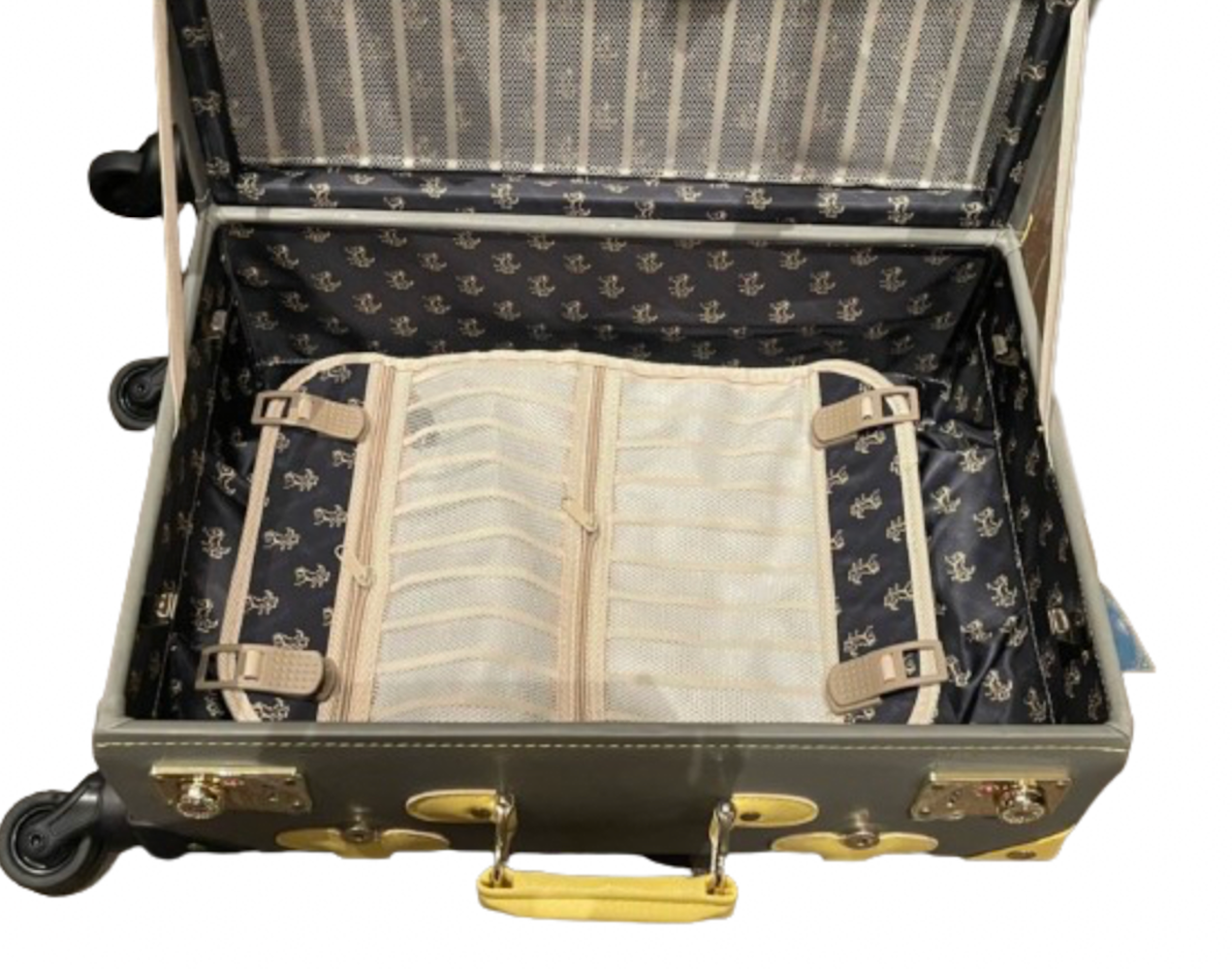 Universal Studios Harry Potter Hufflepuff Faux Leather Suitcase New with Tag