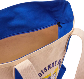 Disney Parks Mickey Mouse Canvas Tote Bag Walt Disney World New W Tag