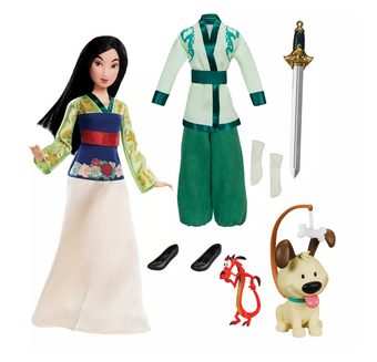 Disney Story Doll with Accessories and Activity Mulan New with Box