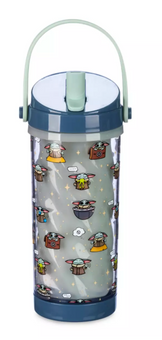 Disney Parks Grogu Color-Changing Water Bottle Star Wars Mandalorian New W Tag