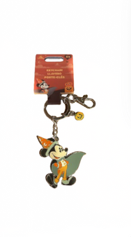 Disney Parks Happy Halloween Mickey with Wizard Costume Keychain New with Tag