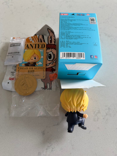 Pop Mart Labubu The Monsters x One Piece Sanji Figure USA SELLER New with Box