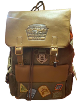 Disney Parks Wilderness Lodge Resort Mickey Mouse Loungefly Backpack New W Tag