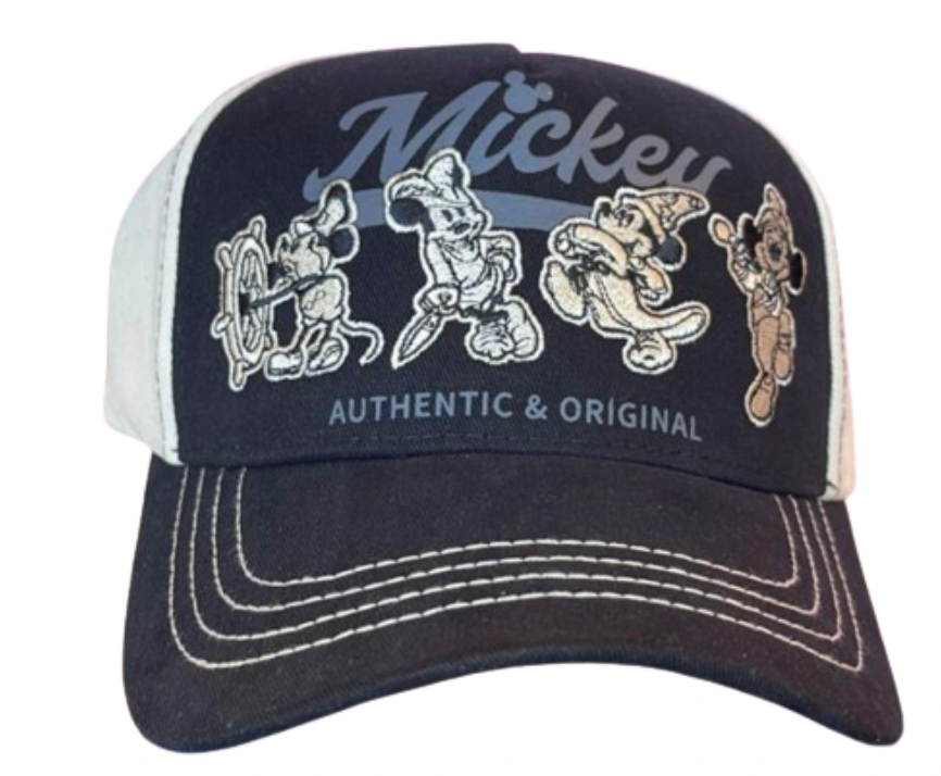 Disney Parks Hat Baseball Cap Mickey Mouse Logo Black Authentic Original New Tag