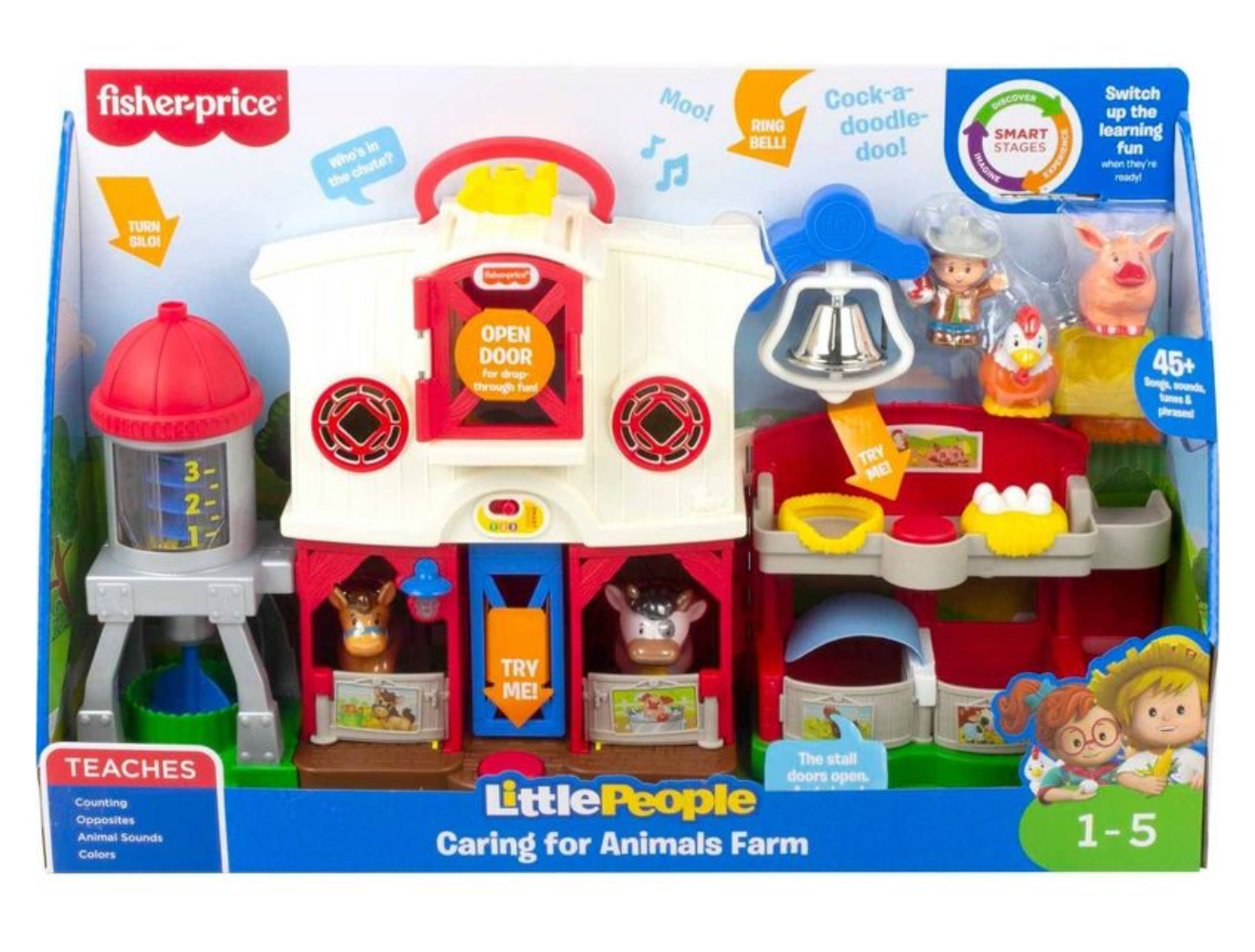 Fisher-Price Little People Caring For Animals Farm Toy New With Box