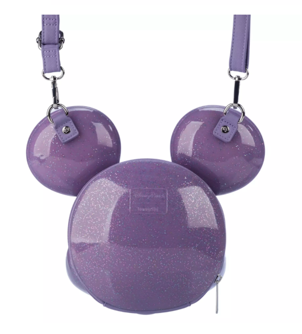 Disney Parks Mickey Mouse Molded Loungefly Bag – Purple New With Tag