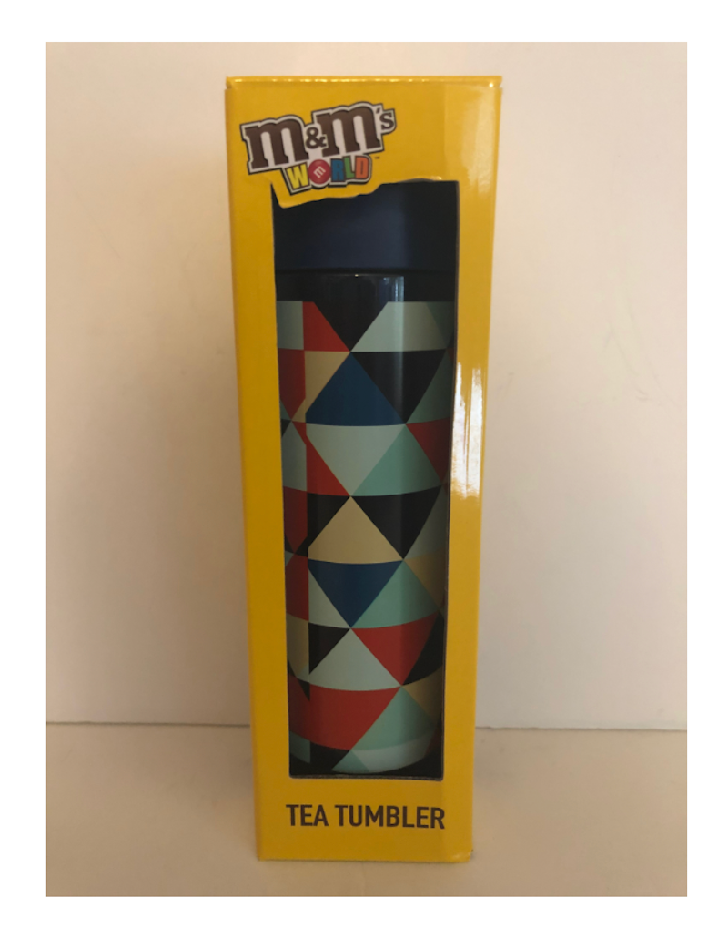 M&M's World Stainless Steel Tea Tumbler 10 oz New with Box
