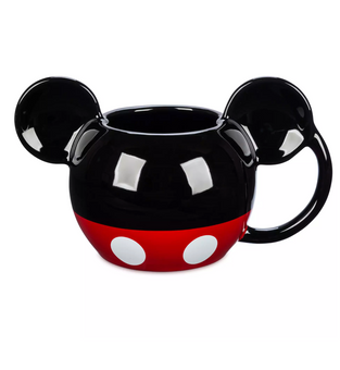Disney Parks Mickey Icon Signature 23oz Ceramic Coffee Mug New