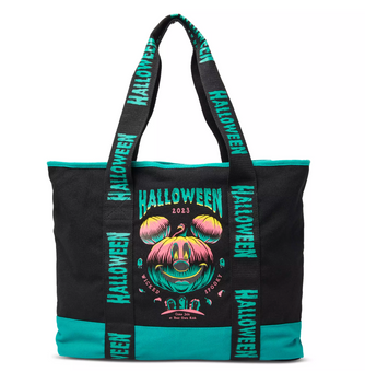 Disney Parks Mickey Wicked Spooky Halloween Glow-in-the-Dark Tote Bag New Tag