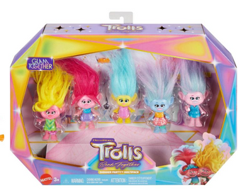DreamWorks Trolls Band Together Shimmer Party Multipack Dolls Toy New With Box