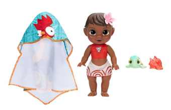 Disney Princess Bathtime Fun Baby Moana Doll Toy New With Box