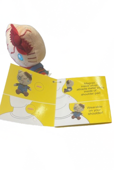 Universal Studios Halloween Hello Kitty as Chucky Shoulder Magnet Plush New