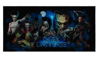 Universal Studios Dark Universe Monsters Beach Towel New With Tag