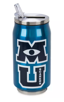 Disney Parks Monsters University Stainless Steel Tumbler with Straw New With Tag