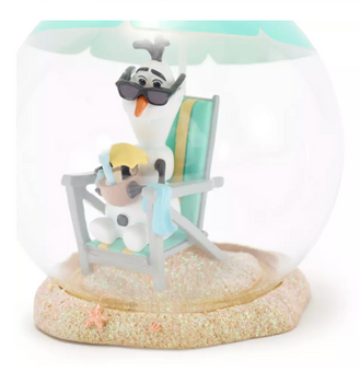 Disney Parks Frozen Olaf Glass Ball Christmas Ornament New With Tag