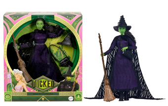 Mattel Universal Wicked Deluxe Elphaba Fashion Doll Accessories Toy New With Tag
